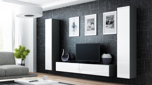 Cama Meble Cama Full cabinet VIGO '180' 180/40/30 grey/white gloss image 4