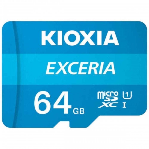 Micro SD Memory Card with Adaptor Kioxia Exceria UHS-I Class 10 Blue image 4