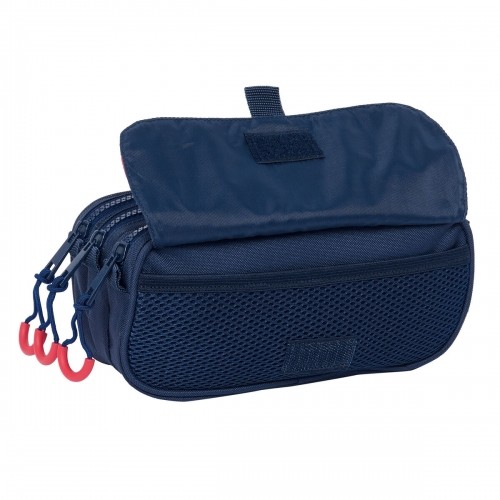 Triple Carry-all Benetton Italy Navy Blue 21,5 x 10 x 8 cm image 4