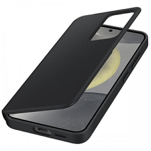 Etui Samsung EF-ZS921CBEGWW S24 S921 czarny|black Smart View Wallet Case image 4