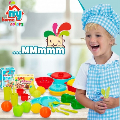 Toy Food Set Colorbaby Kitchenware and utensils 31 Pieces (6 Units) image 4