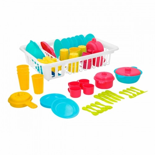 Children’s Dinner Set Colorbaby Toy Drainer 35 Pieces (15 Units) image 4