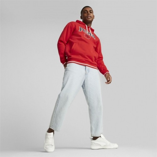 Толстовка с капюшоном мужская Puma Squad Fl Красный image 4