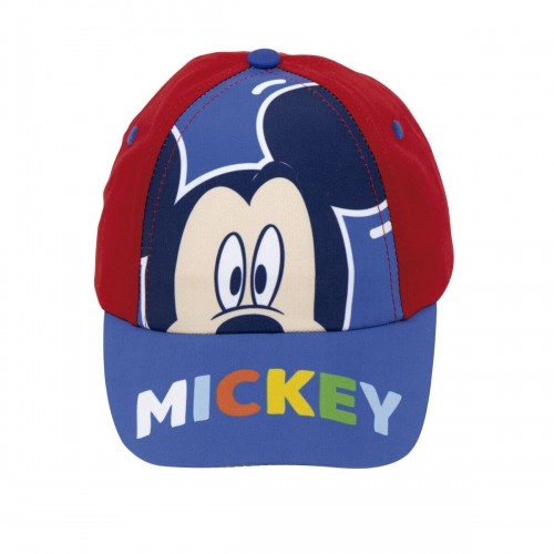 Bērnu cepure ar nagu Mickey Mouse Happy smiles Zils Sarkans (48-51 cm) image 4