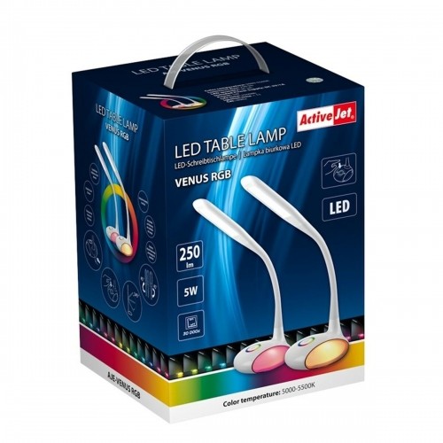 Настольная лампа Activejet AJE-VENUS RGB Белый Пластик 5 W 16 x 5 x 16 cm image 4