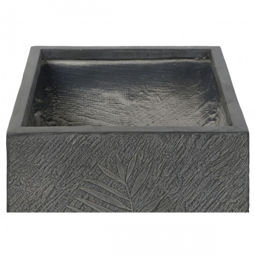 Set of Planters Home ESPRIT Dark grey Fibreglass Magnesium 44,5 x 44,5 x 43 cm (3 Units) image 4