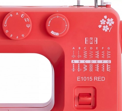 Janome Juno E1015 sewing machine red image 4