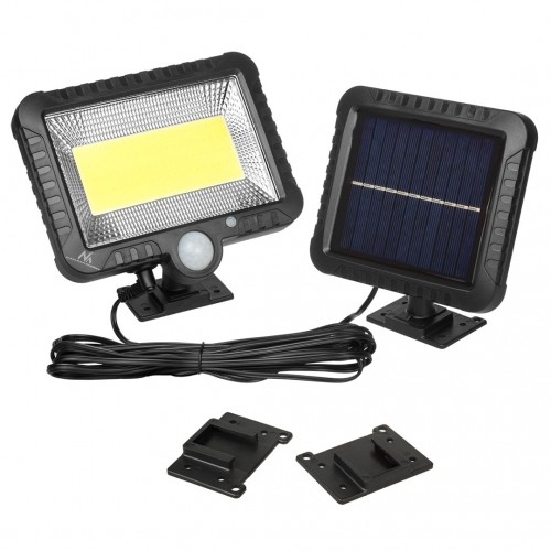 Maclean Energy MCE438 Solar LED Floodlight with motion sensor, IP44, 5W, 400lm, 6000K cold white, lithium battery 1300 mAh, 5.5V DC image 4