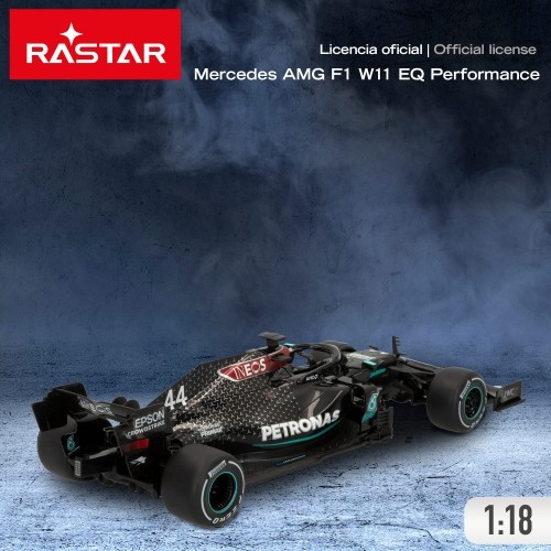 Rastar Радиоуправляемая машина MERCEDES-AMG F1 W11 EQ PERFOMANCE (black) 1:18 6+ CB46981 image 4