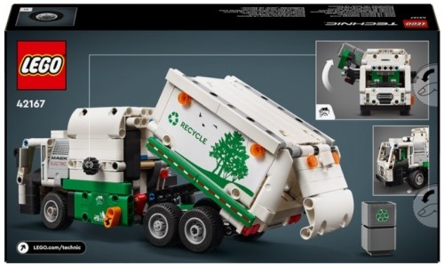 LEGO 42167 Mack LR Electric Garbage Truck Konstruktors image 4