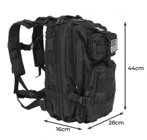 Trizand Small black tourist backpack 23089 (17404-0) image 4