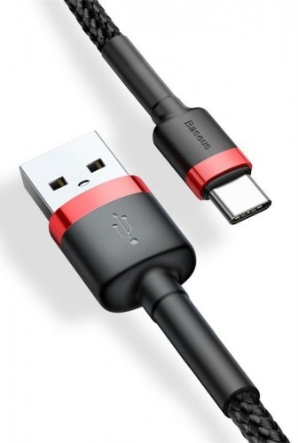 Baseus Cafule USB cable 2 m USB A USB C Black, Red image 4