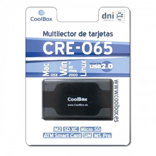 External Card Reader CoolBox CRE-065A Black image 4