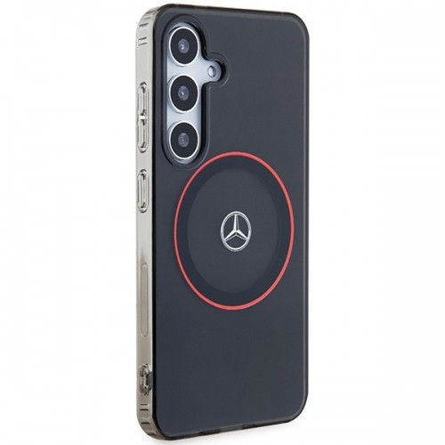 Mercedes MEHMS24S23HUORK S24 S921 czarny|black hardcase Double Layer W| Red MagSafe image 4