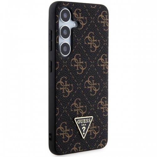 Guess GUHCS24SPG4GPK S24 S921 czarny|black hardcase 4G Triangle image 4