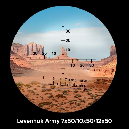 Levenhuk Army 10x50 Binoculars with Reticle image 4