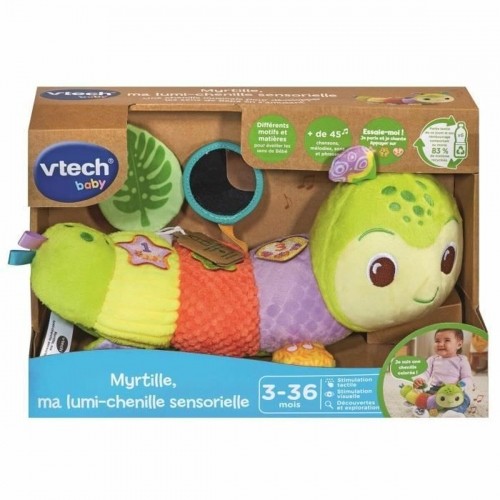 Образовательная игрушка Vtech Baby Myrtille, ma lumi-chenille sensorielle (FR) image 4
