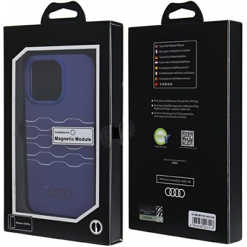 Audi IML MagSafe Case iPhone 13 Pro | 13 6.1" niebieski|navy blue hardcase AU-IMLMIP13P-A6|D3-BE image 4