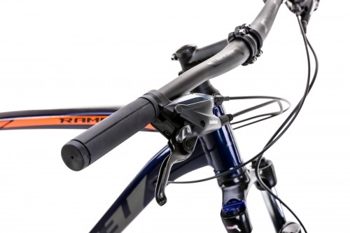 Velosipēds Romet Rambler R7.3 2024 dark blue-orange-18" / M image 4