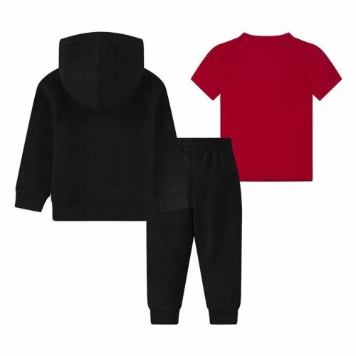 Sports Outfit for Baby Jordan Essentials Fleeze Box Black Red image 4