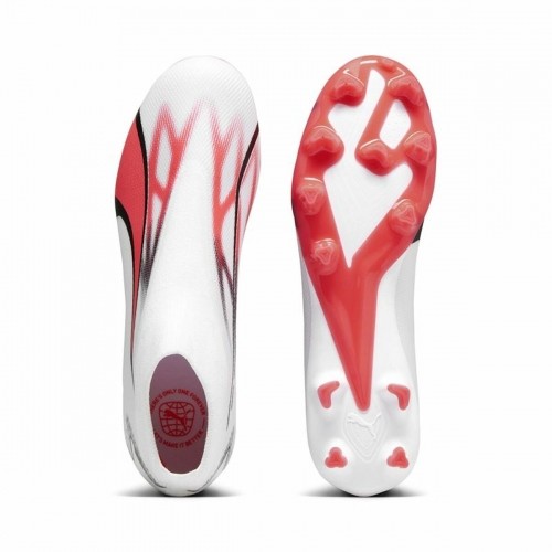 Adult's Football Boots Puma Ultra Match+ Ll Fg/A  White Red image 4