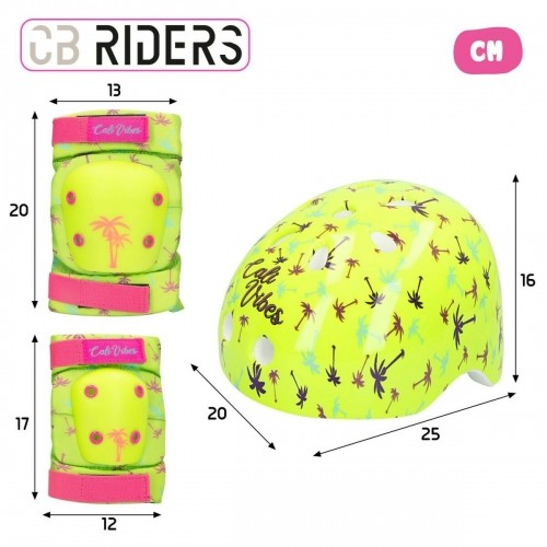 Спортивный защитный набор Colorbaby Neon Cali Vibes Жёлтый (4 штук) image 4