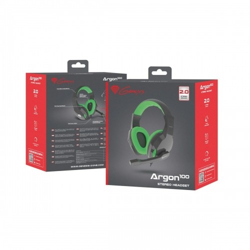 Gaming Earpiece with Microphone Natec Argon 100 image 4