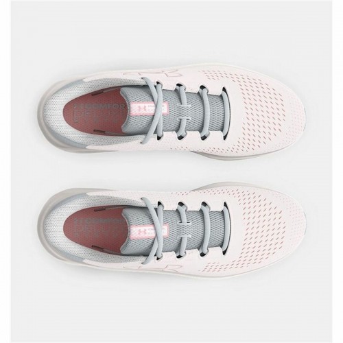 Running Shoes for Adults Under Armour Charged  White Grey image 4