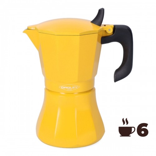 Italian Coffee Pot Oroley Petra Mustard 6 Cups image 4