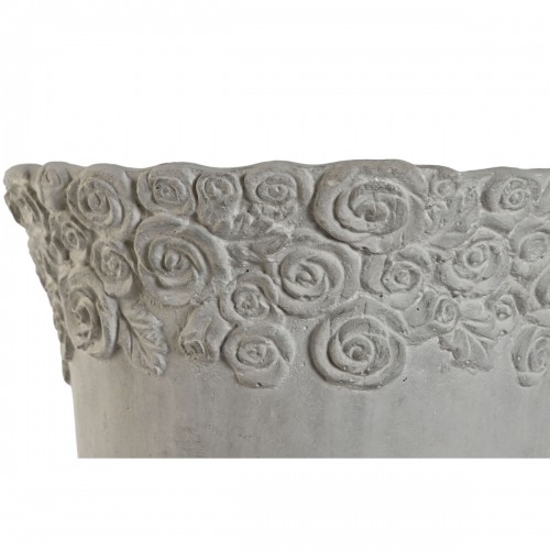 stādītājs Home ESPRIT Balts Cements Romantiski Lietots 31 x 31 x 49 cm image 4