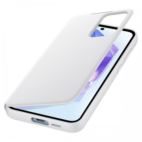 Etui Samsung EF-ZA556CWEGWW A55 5G A556 biały|white Smart View Wallet Case image 4