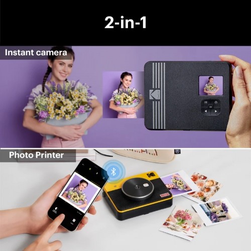 Kodak Mini Shot 3 Square Retro Instant Camera and Printer Yellow image 4