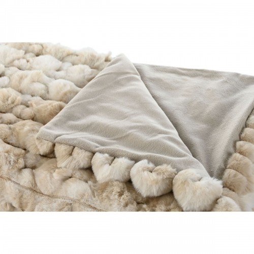 Одеяло Home ESPRIT Бежевый Светло-коричневый 130 x 170 x 0,5 cm image 4