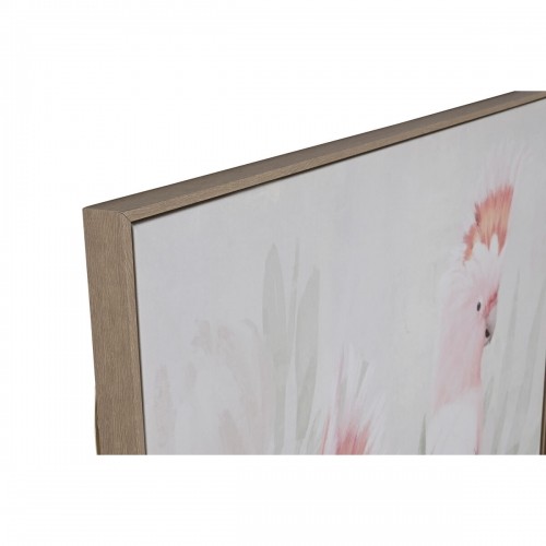 Glezna Home ESPRIT Papagailis Tropiskais 100 x 4 x 140 cm (2 gb.) image 4