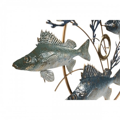 Настенный декор Home ESPRIT Синий Позолоченный Средиземноморье Рыбы 91 x 4,5 x 50 cm image 4