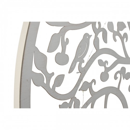 Sienu dekors Home ESPRIT Balts Koks Shabby Chic 99 x 2 x 99 cm image 4