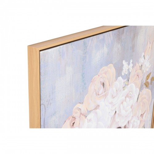 Painting Home ESPRIT Flowers Modern 70 x 3,5 x 100 cm (2 Units) image 4