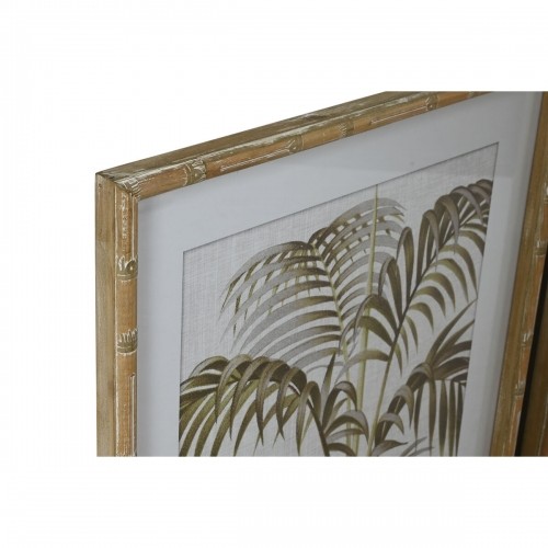 Glezna Home ESPRIT Plaukstas Tropiskais 55 x 2,5 x 70 cm (4 gb.) image 4