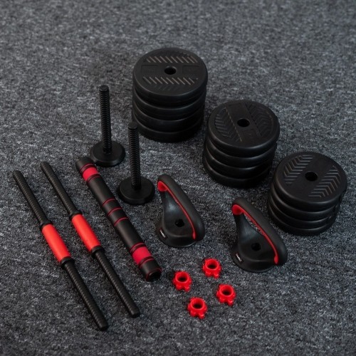 6IN1 WEIGHT SET HMS SGN130 (BARBELL, DUMBBELL AND KETTLEBELL) 30KG image 4