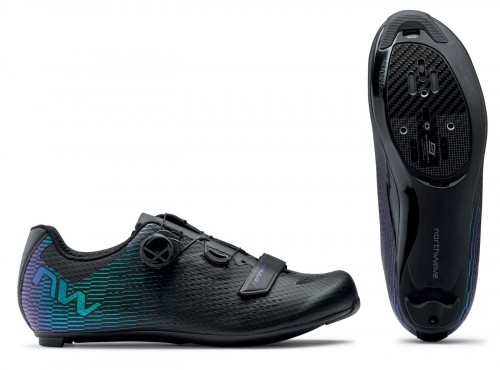 Velo apavi Northwave Storm Carbon 2 Road black-iridescent-43½ image 4