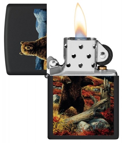 Zippo Lighter 48597 Linda Picken Grizzly image 4