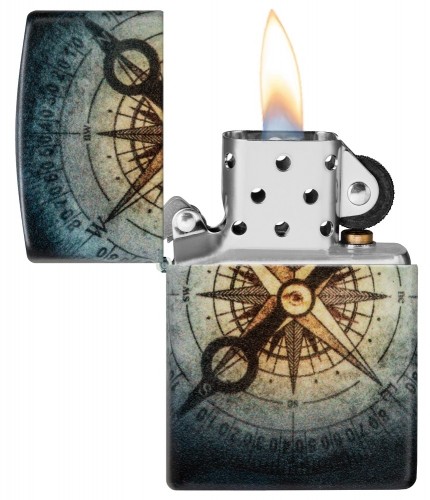 Zippo Lighter 48562 Compass Ghost Design image 4