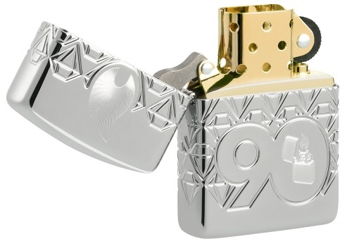 Zippo Lighter 48461 Armor® Zippo 90th Sterling Collectible Limited Edition image 4