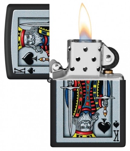 Zippo Lighter 48488 King Of Spades Design image 4