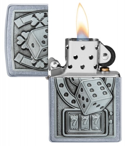 Zippo Lighter 49294 Lucky 7 Emblem Design image 4