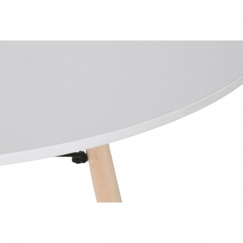 Обеденный стол Home ESPRIT Белый Чёрный Натуральный Ббереза Деревянный MDF 120 x 120 x 74 cm image 4