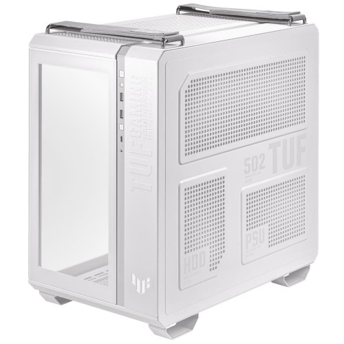 Case|ASUS|TUF Gaming GT502|MidiTower|Case product features Transparent panel|Not included|ATX|MicroATX|MiniITX|Colour White|GAMGT502PLUS/TGARGBWH image 4