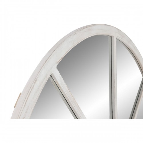 Настенное зеркало Home ESPRIT Белый Ель Зеркало Шинный полировщик Окно 150 x 3,5 x 186 cm image 4
