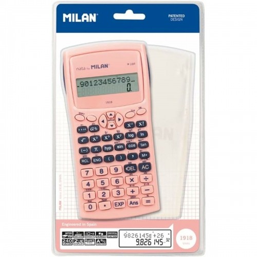 Scientific Calculator Milan Pink 16,7 x 8,4 x 1,9 cm image 4