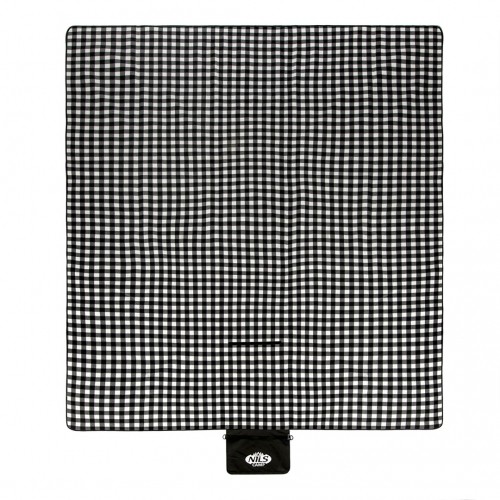 Nils Extreme NILS CAMP picnic blanket NC2310 black and white 300 x 200 cm image 4